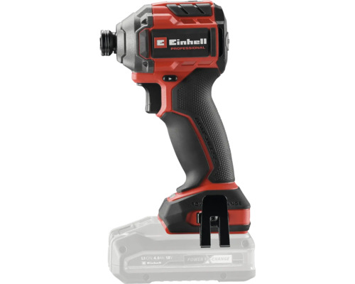 Einhell Professional 18 Volt Akku-Schlagschrauber mit bürstenlosem Motor und Gürtelclip, passend für das Power X-Change System.
