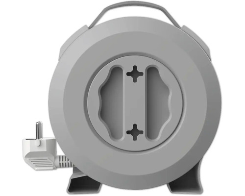 Kabeltrommel mit Tragegriff und Stecker