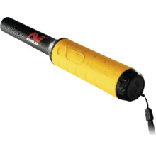 Wasserdichter Minelab Pinpointer Metall-Detektor Pro-Find 35 mit Handschlaufe und Minelab Logo.