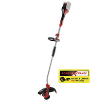 Einhell Akku-Rasentrimmer mit Aluminium-Führungsholm und verstellbarem Zusatzhandgriff. Power X-Change System. Akku und Ladegerät nicht enthalten.