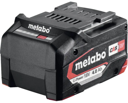 Metabo Li-Power Akkupack 18 Volt, 4,0 Amperestunden, kompatibel mit Cordless Alliance System.