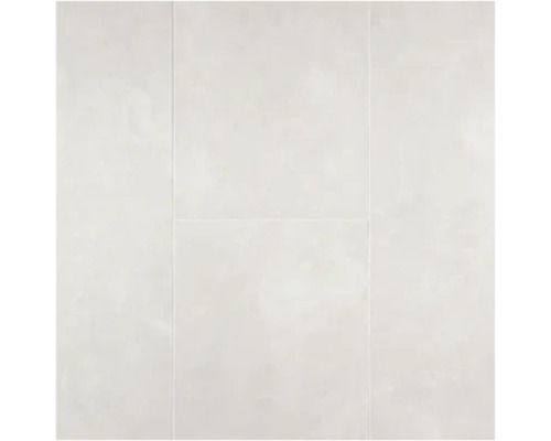 Quadratische Bodenfliese in Betonoptik mit matter Oberfläche.