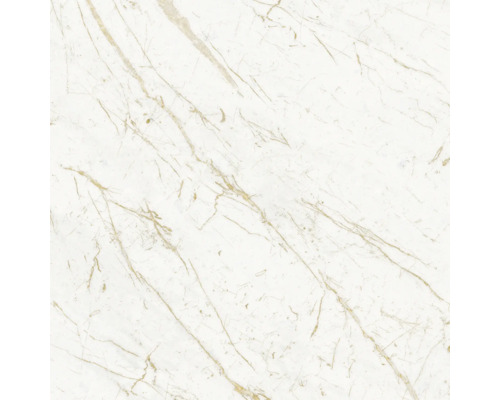 Fliese in Marmoroptik mit goldener Maserung