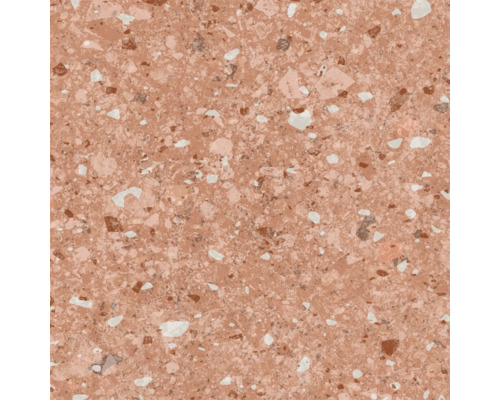 Terrazzo-Muster mit Steineinschlüssen in verschiedenen Größen und Formen.