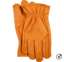 Felco Gartenhandschuhe aus Leder mit elastischem Bund für Schutz bei Gartenarbeiten (Image AI modified or generated)