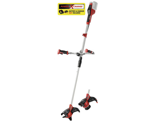 Einhell Akku-Sense Agillo in Rot und Schwarz mit Bike-Handgriff, ohne Akku und Ladegerät. Passend für das Power X-Change System.