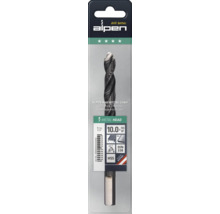 alpen Logo. HSS Spiralbohrer Metal Head, Durchmesser 10 Millimeter, für Metall und Aluminium, DIN 338, Made in Austria.