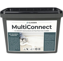 Classen Logo. Classen MultiConnect SMP Vielzweckklebstoff für Ceramin Produkte und Vinylböden. 15 Kilogramm Eimer. Isocyanatfrei und emissionsarm.