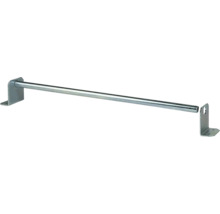 Kleiderstange aus Metall mit zwei Befestigungswinkeln für den Kleiderschrank.