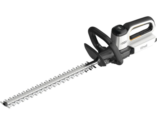 Akkumulator-Heckenschere von Litheli mit doppelseitigem Schneidmesser und ergonomischen Handgriffen.