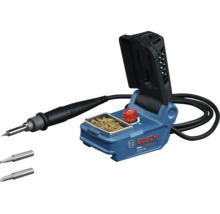 Bosch Akku Loetstation GLK 18V-450 mit Loetkolben Loetspitzen und Reinigungsbehaelter