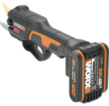 WORX Akku-Astschere mit bürstenlosem Motor und 20 Volt Akku aus der Power Share Serie.