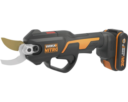 Akku-Astschere WORX NITRO 20 Volt mit bürstenlosem Motor und Power Share Akku.