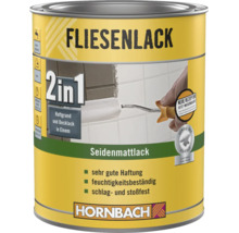 Hornbach Fliesenlack 2in1, seidenmatt, wasserbasiert, schlag- und stoßfest.