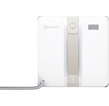 Ecovacs Fensterputzroboter mit Netzkabel und Bedienelementen auf der Oberseite