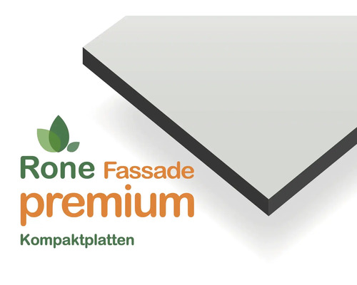 Rone Fassade premium Kompaktplatte mit massivem Kern für Fassadenverkleidungen.