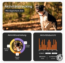 GPS Tracker weenect für Hunde 28 g, 6 x 2,4 x 1,5 cm, weiß (Image AI modified or generated)