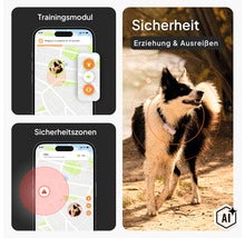 GPS Tracker weenect für Hunde 28 g, 6 x 2,4 x 1,5 cm, weiß (Image AI modified or generated)
