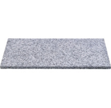 Rechteckige Granitplatte mit gesprenkelter Oberflächenstruktur.