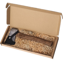 for.q Beil mit Holzstiel im Karton mit Holzwolle
