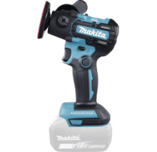 Makita Akku-Schleifer und Polierer 18 Volt mit bürstenlosem Motor und Akku, Makita Logo.