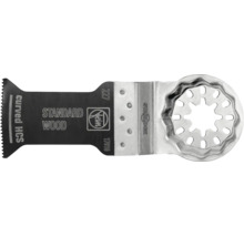 Fein E-Cut Sägeblatt Standard Wood, gebogener High Carbon Steel mit Starlock Aufnahme für Multitools.