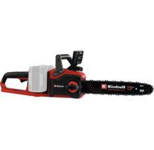 Einhell Professional Akku-Kettensäge mit 35 Zentimeter Schwertlänge und Oregon-Sägekette.