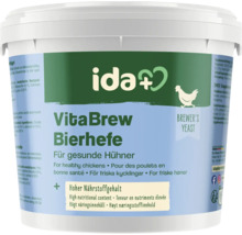 ida plus VitaBrew Bierhefe für Hühner im Eimer mit hohem Nährstoffgehalt als Ergänzungsfuttermittel