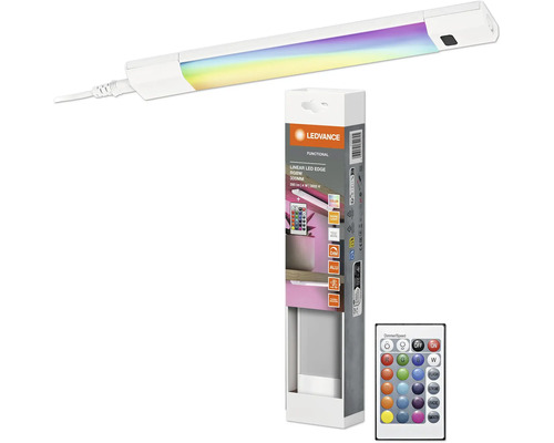 Ledvance Linear LED Edge RGBW Unterbauleuchte, 300 Millimeter, inklusive Fernbedienung und Verpackung.