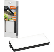 Ledvance LED-Unterbauleuchte Frameless Extension, rahmenlose Erweiterung, 300 Lumen, 3000 Kelvin warmweißes Licht, Schwarz.