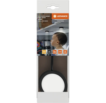 Ledvance 3er-Set Unterbauleuchten Spot Puck, schwarz, 65 Millimeter, 330 Lumen, 3 Watt, 3000 Kelvin, warmweißes Licht.