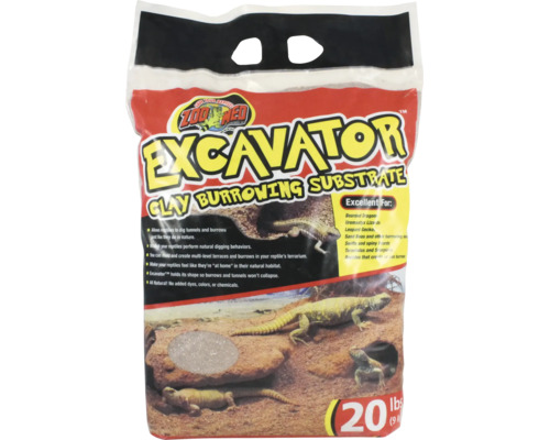 Zoo Med Excavator Ton Grabsubstrat für Terrarien in einer 9 Kilogramm Packung.
