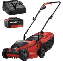 Einhell Akku-Rasenmäher Set inklusive 4,0 Amperestunden Power X-Change Akku und Ladegerät.