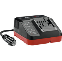Einhell Power X-Change KFZ-Ladegerät für Akkus mit 12-Volt-Stecker.