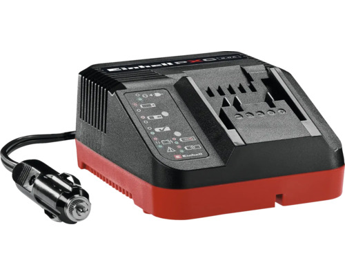 Einhell Power X-Change KFZ-Ladegerät für Akkus mit 12-Volt-Stecker.