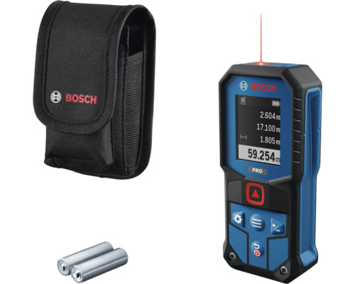 Bosch Laser Entfernungsmesser mit Tasche und Batterien
