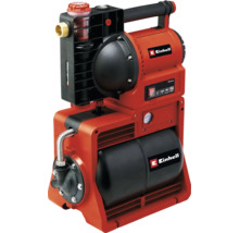 Einhell Hauswasserwerk mit integriertem Filter, Manometer und Druckbehälter für die Brauchwasserversorgung im Haus und Garten.