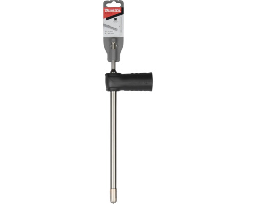 Makita SDS-plus Werkzeug B-64412 mit schwarzem Handgriff, Durchmesser 18 Millimeter und Länge 360 Millimeter.