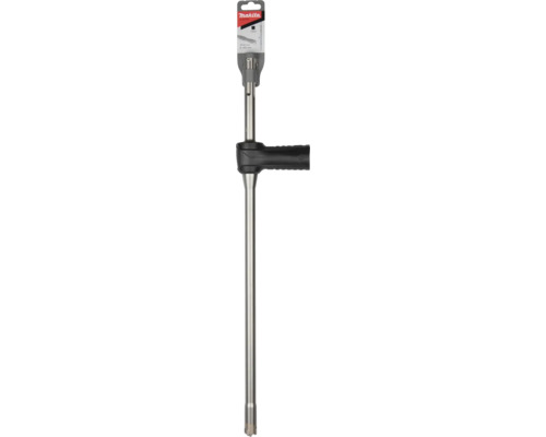 Makita SDS-max Hammerbohrer, Durchmesser 22 Millimeter, Länge 600 Millimeter, mit Verpackung und schwarzem Kunststoffgriff.