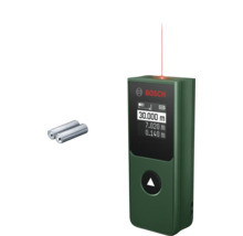 Bosch Laser Entfernungsmesser mit Messstrahl und Batterien