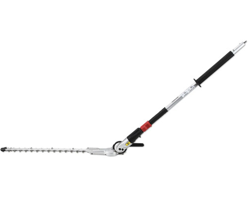Makita Heckenscherenaufsatz mit langer Klinge und verstellbarem Gelenk für den Garten.