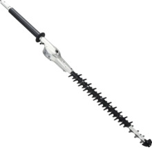 Teleskop Heckenschere mit langer Schneidklinge und ergonomischem Griff für die Gartenpflege.