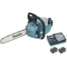 Makita Akku Kettensäge mit Ladegerät und zwei Akkus