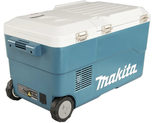 Akku-Kühl- und Warmhaltebox von Makita mit Rädern
