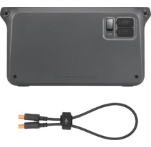 Zusatzbatterie mit Anschlusskabel und DJI Logo