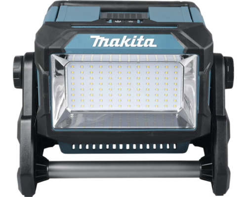 Makita Akku Baustrahler mit LED-Technologie und robustem Tragegriff.