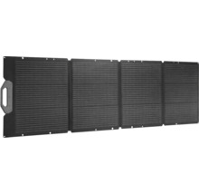 Tragbares Solarmodul mit vier faltbaren Paneelen und integriertem Tragegriff zur Stromerzeugung