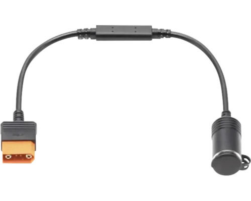Adapterkabel mit Steckverbindung und Zigarettenanzünder Buchse für Batteriestation