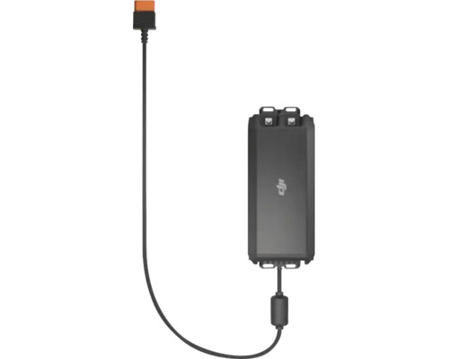 DJI Logo auf Ladegeraet mit Kabel