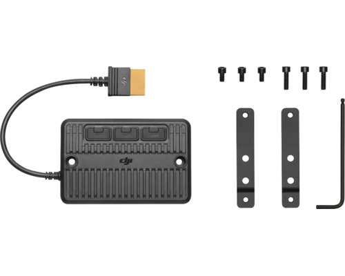 DJI Logo, Montagematerial, Modul mit Kabel und Steckverbindung